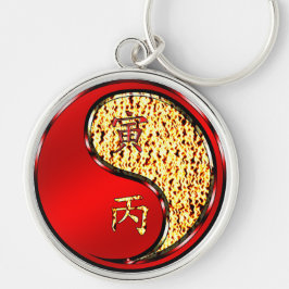 Jaar van de Vuurtijger Sleutelhanger
