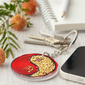 Jaar van de Vuurtijger Sleutelhanger (Voorkant Rechts)