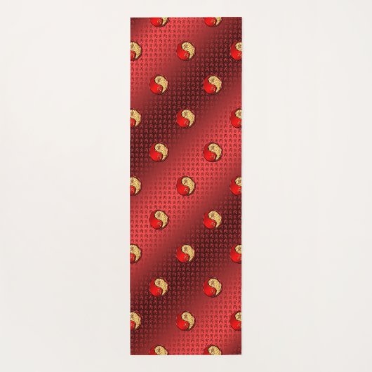 Jaar van de Vuurtijger Yogamat (Achterkant)