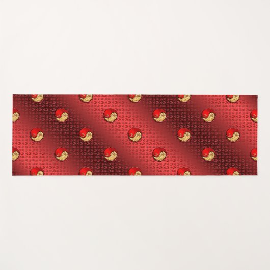 Jaar van de Vuurtijger Yogamat (Voorkant (horizontaal))