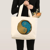 Jaar van de Water Rat Grote Tote Bag (Voorkant (product))