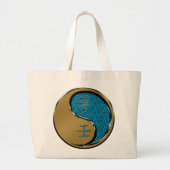 Jaar van de Water Rat Grote Tote Bag (Voorkant)