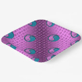 Jaar van de Water Rooster Papieren Bordje (Gebogen)