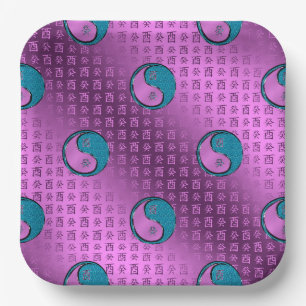 Jaar van de Water Rooster Papieren Bordje