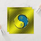 Jaar van de wateraap kaart (Voorkant / Achterkant in situ)