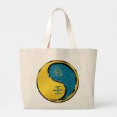 Jaar van de Waterdraak Grote Tote Bag (Achterkant)