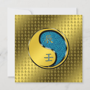 Jaar van de waterdraak kaart