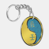 Jaar van de waterdraak sleutelhanger (Voorkant Links)