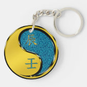 Jaar van de waterdraak sleutelhanger (Achterkant)