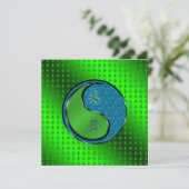 Jaar van de watergeit kaart (Staand voorkant)