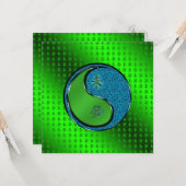 Jaar van de watergeit kaart (Voorkant / Achterkant in situ)