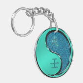 Jaar van de Waterhond Sleutelhanger (Voorkant Links)