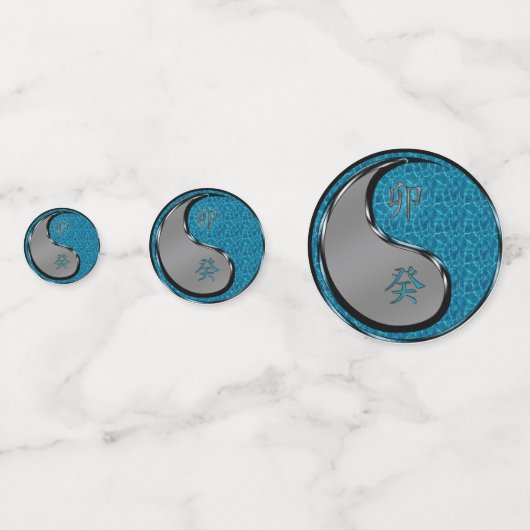 Jaar van de waterkonijn confetti (Voorkanten)