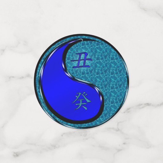 Jaar van de Wateros Confetti (Kleine voorkant)