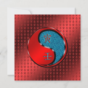 Jaar van de watertijger kaart