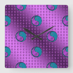 Jaar van de Waterzwijn Vierkante Klok