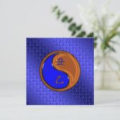 Jaar van de Wood Ox Kaart (Staand voorkant)