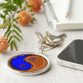 Jaar van de Wood Ox Sleutelhanger (Zijkant)