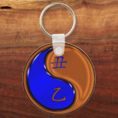 Jaar van de Wood Ox Sleutelhanger (Voorkant)