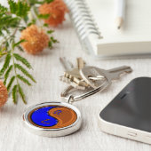 Jaar van de Wood Ox Sleutelhanger (Zijkant)