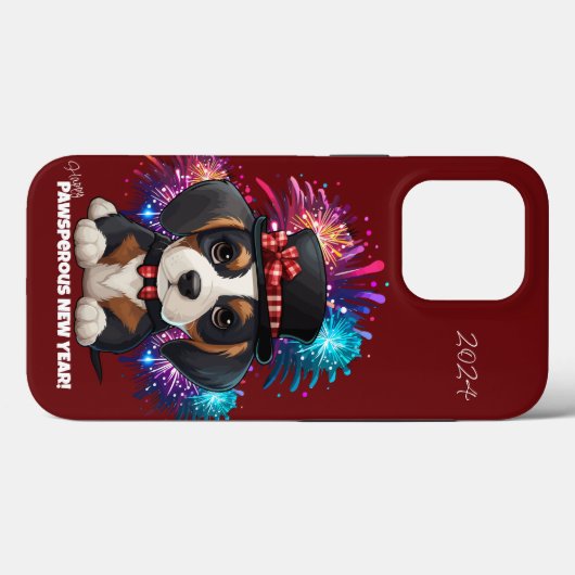 Jaar van de Woofs! Case-Mate iPhone Case (Achterkant (horizontaal))