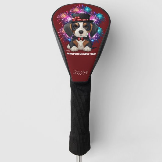 Jaar van de Woofs! Golfheadcover (Voorkant)