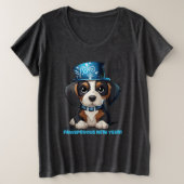 Jaar van de Woofs! Grote Maat T-shirt (Design voorkant)