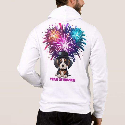Jaar van de Woofs! Hoodie (Achterkant)