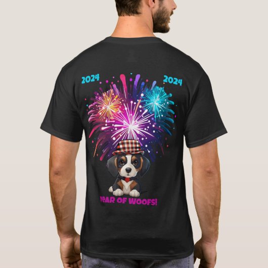 Jaar van de Woofs! T-shirt (Achterkant)