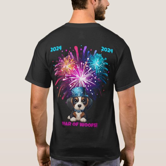 Jaar van de Woofs! T-shirt (Achterkant)
