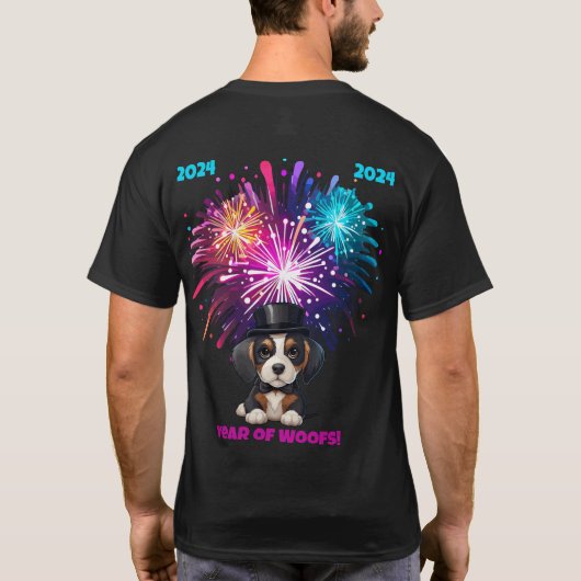 Jaar van de Woofs! T-shirt (Achterkant)