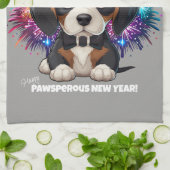 Jaar van de Woofs! Theedoek (Gevouwen)