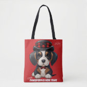 Jaar van de Woofs! Tote Bag (Voorkant)
