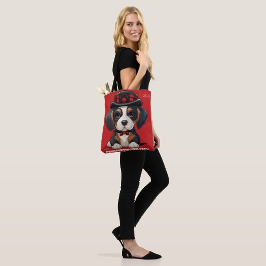 Jaar van de Woofs! Tote Bag (Op model)