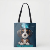 Jaar van de Woofs! Tote Bag (Voorkant)