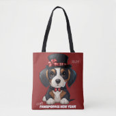 Jaar van de Woofs! Tote Bag (Voorkant)