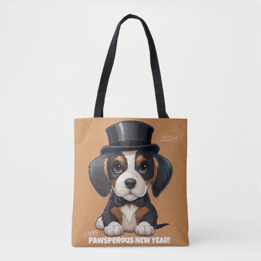 Jaar van de Woofs! Tote Bag (Voorkant)