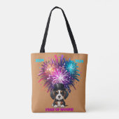 Jaar van de Woofs! Tote Bag (Achterkant)