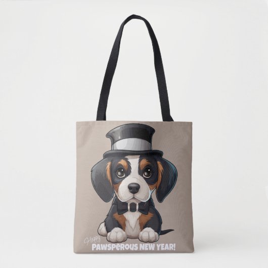 Jaar van de Woofs! Tote Bag (Voorkant)