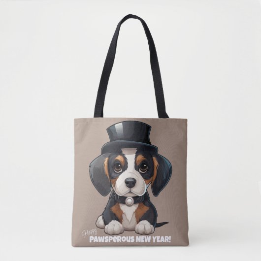 Jaar van de Woofs! Tote Bag (Voorkant)