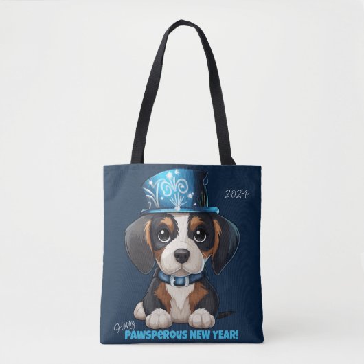 Jaar van de Woofs! Tote Bag (Voorkant)