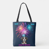 Jaar van de Woofs! Tote Bag (Achterkant)