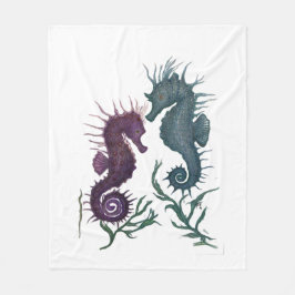 Jaar van de Zeepaarden Fleece Deken