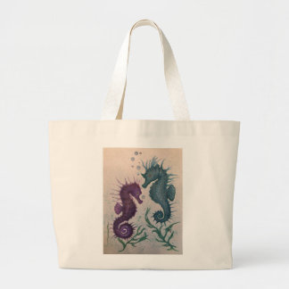 Jaar van de Zeepaarden Grote Tote Bag