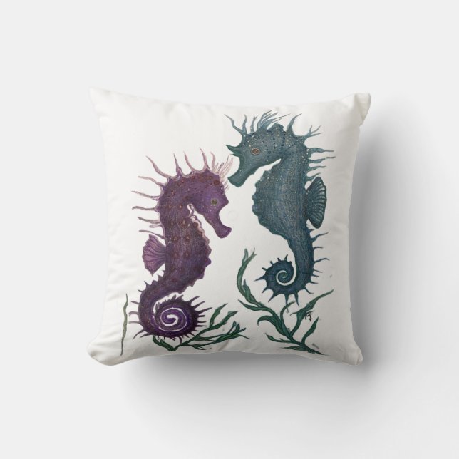 Jaar van de Zeepaarden Kussen (Voorkant)