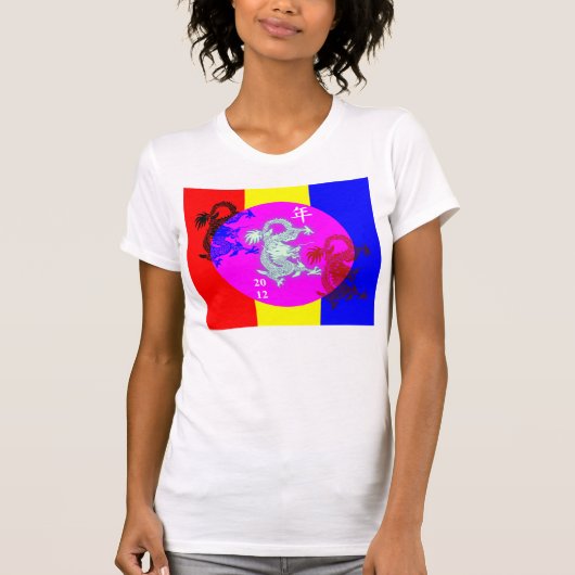 Jaar van draak 2012 t-shirt (Voorkant)