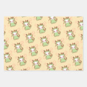 Jaar van Dragon Kawaii Mochi Schattige Kawaii Inpakpapier Vel (Voorkant 3)