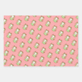 Jaar van Dragon Kawaii Mochi Schattige Kawaii Inpakpapier Vel (Voorkant)