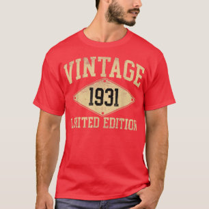  jaar van geboorte 1931, beperkt jaar van de uitga t-shirt