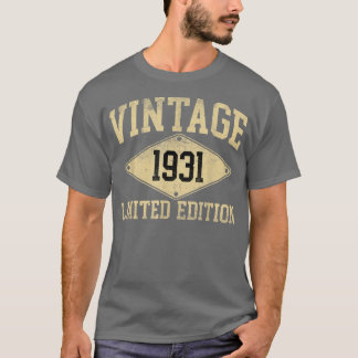  jaar van geboorte 1931, beperkt jaar van de uitga t-shirt